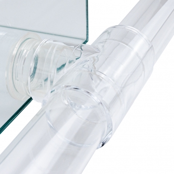 Rohrverbinder glasklar für 50mm - T